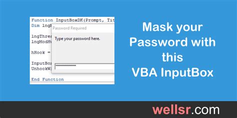 Access VBA Input Mask Password Protection