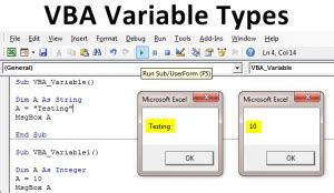 Access VBA Variables