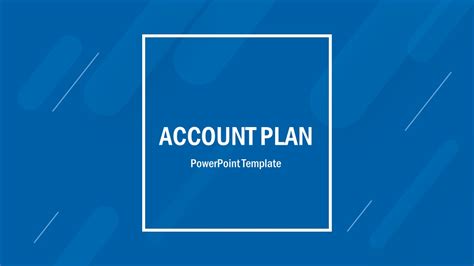 Account Plan Template PowerPoint for Client Retention