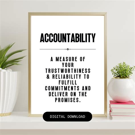 Accountability and Responsibility