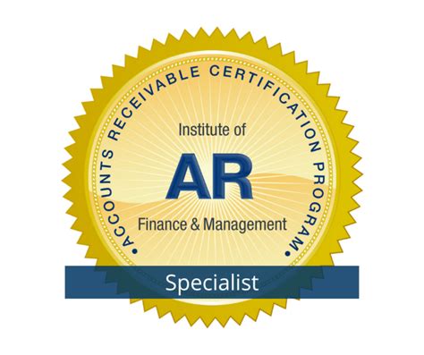 accounts receivable education certifications