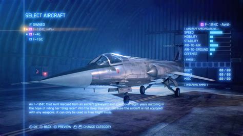 Ace Combat 7 Aircraft F-4