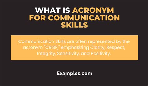 Acronyms in Communication