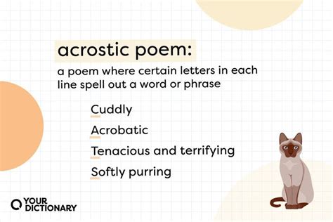 Acrostic Poem Example 10