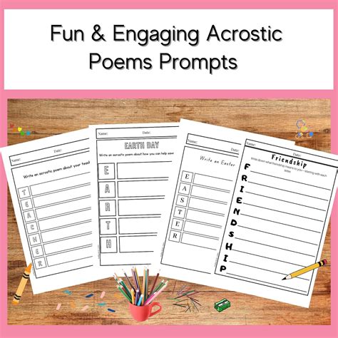 Acrostic Poem Template Example 7