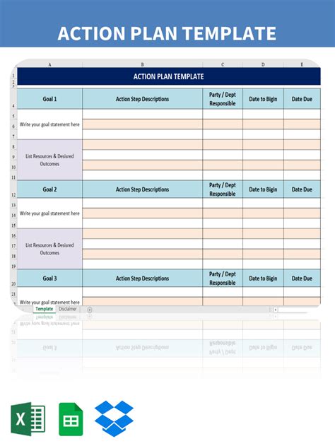 Action Plan Template in Google Docs Image 7