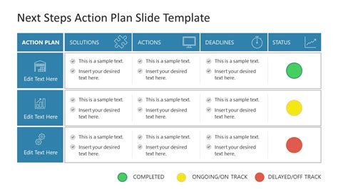 Action Plan Template PowerPoint