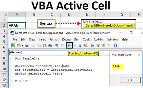 Activate Cell VBA Best Practices