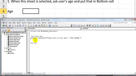 Activate Worksheet VBA