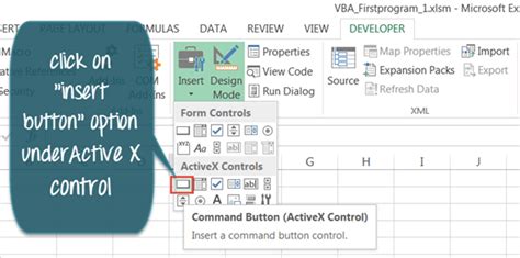 ActiveX Control VBA