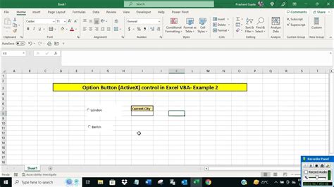 Activex Option Button Example 2