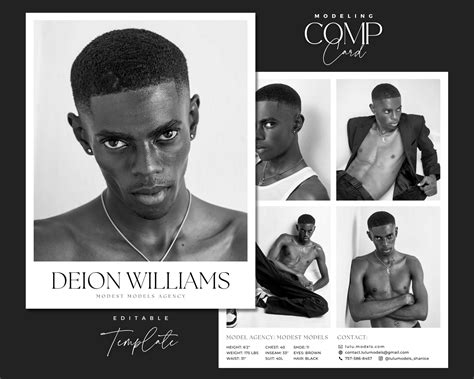 Actor Comp Card Example