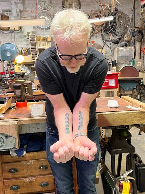 Adam Savage Star Map Tattoo