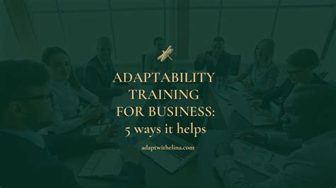 Adaptability training image