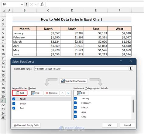 Add data series to combination chart