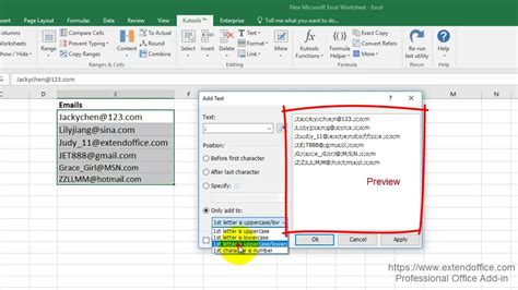 Adding semi-colon in Excel using CHAR function