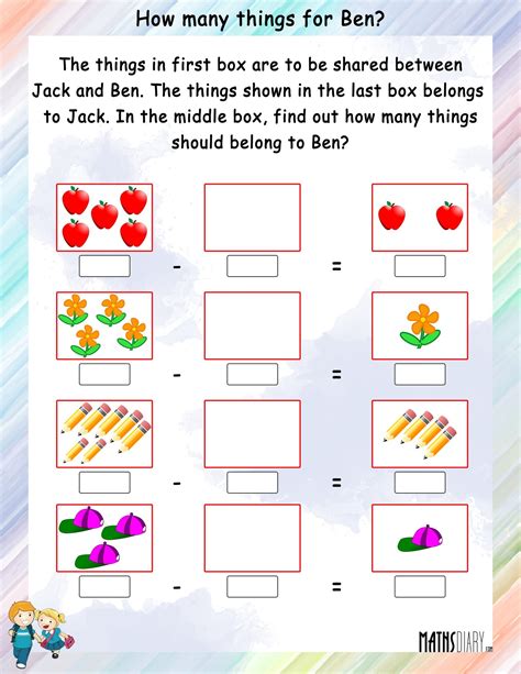 Image of addition and subtraction activities