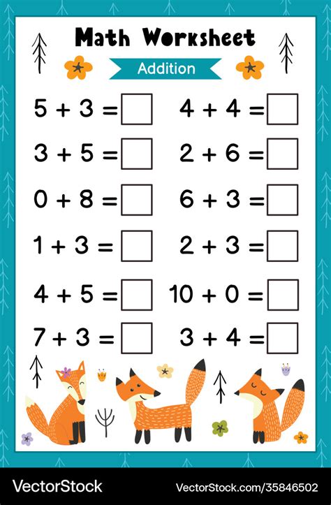 Addition Worksheets for Kids