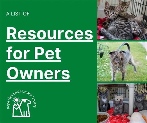 Additional Resources for Pet Owners