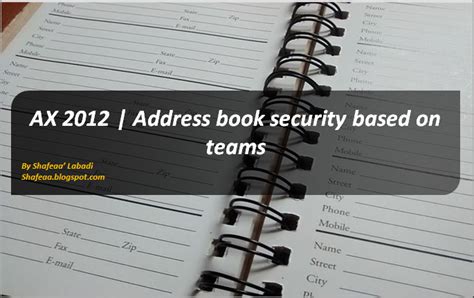 Address Book Security