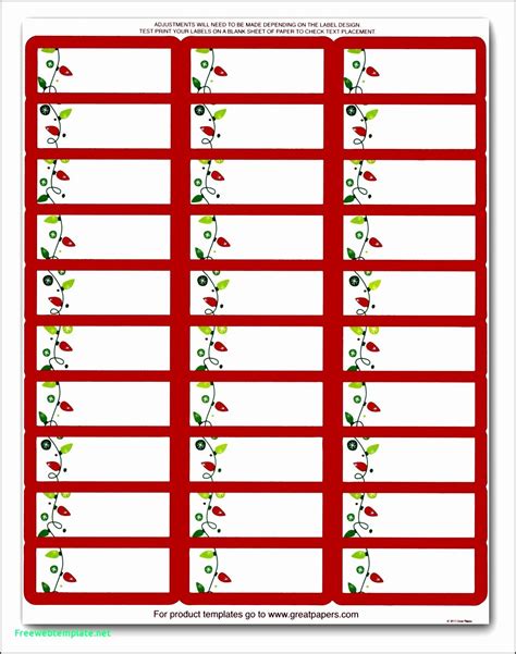 Address Label Templates