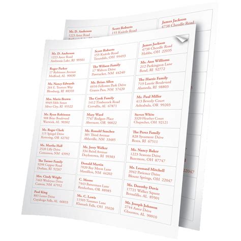 Address label templates Office Depot