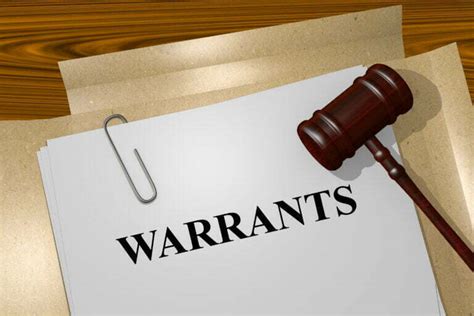 Steps to address an outstanding warrant