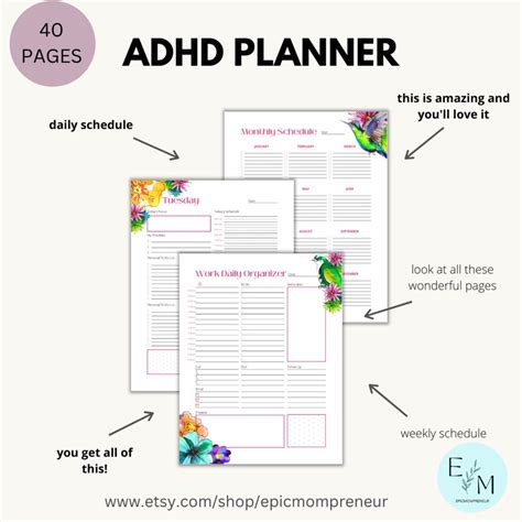 ADHD Planner Organization