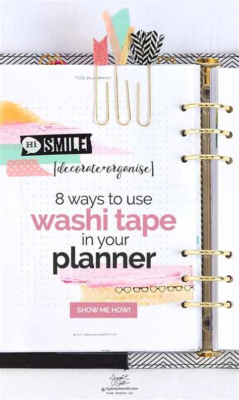 ADHD Planner Washi Tape