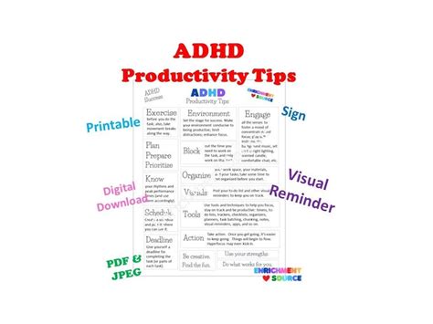 ADHD Productivity Challenges