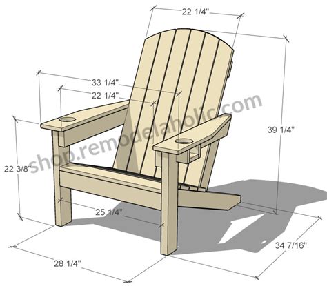 Adirondack Chair Woodworking Plans