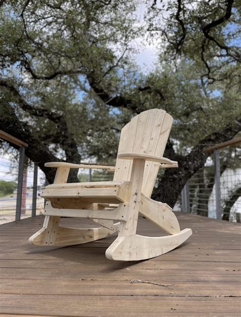 Adirondack Rocking Chair Template