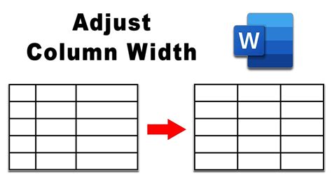 Manually Adjust Column Widths