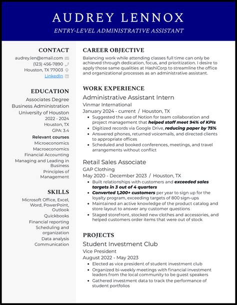 Administration Resume Template Gallery 5