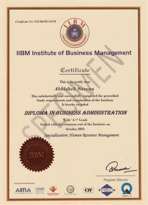 Administrative Management Certification