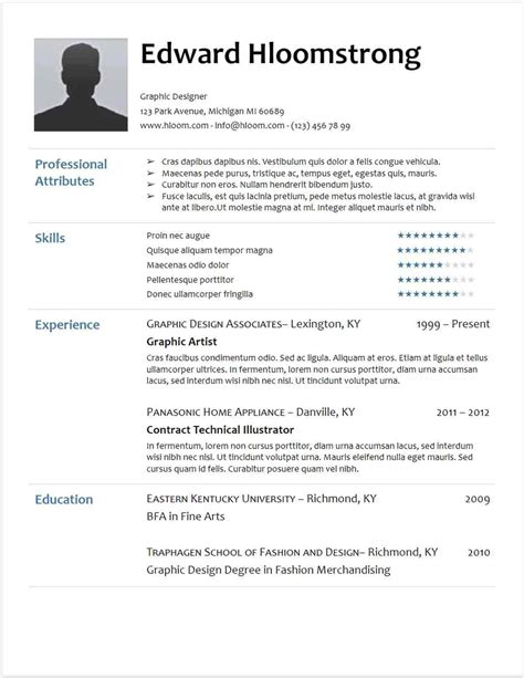 Administrative Resume Template Google Docs