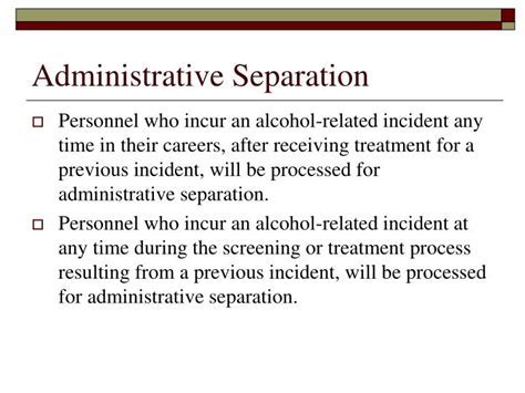 Administrative Separation Procedures in the Marine Corps