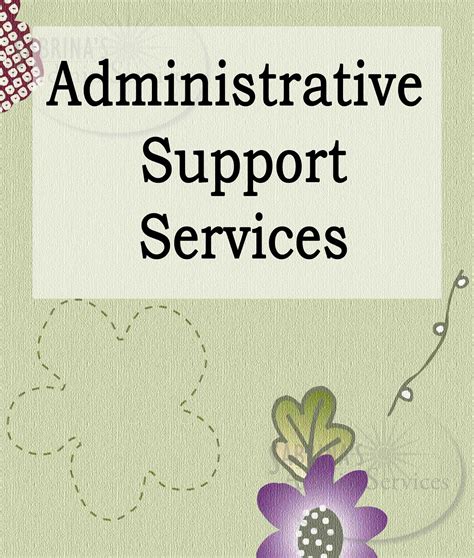 Administrative and Support Services