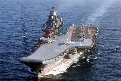 Image of Admiral Kuznetsov (063), Russia's largest aircraft carrier