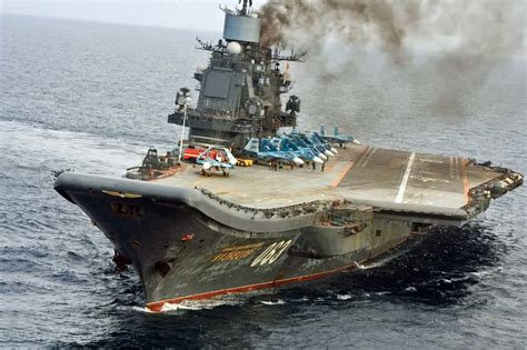 Admiral Kuznetsov in the Arctic