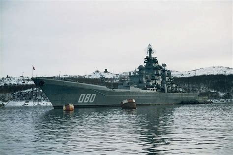 The Admiral Nakhimov launching a missile