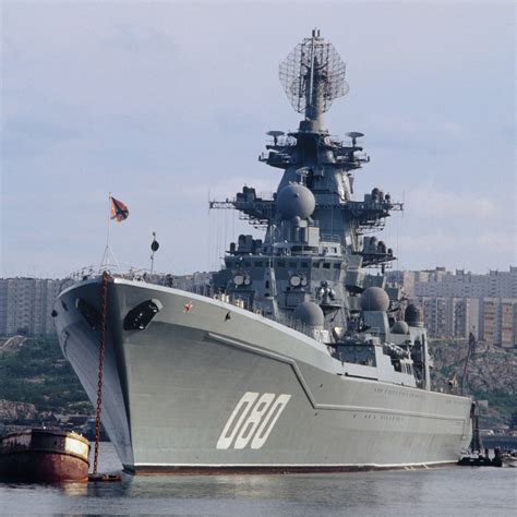 The Admiral Nakhimov undergoing modernization