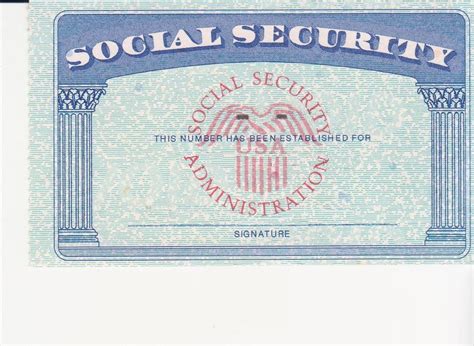 Adobe Acrobat Social Security Card Template