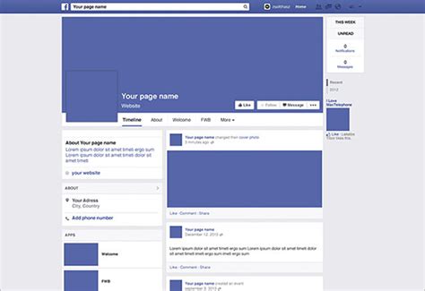 Adobe Facebook Templates