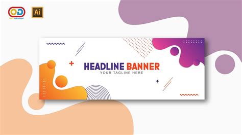 Adobe Illustrator banner template design made easy