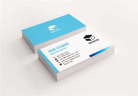 Adobe Illustrator Business Card Template 1