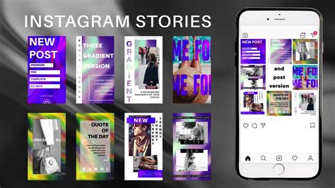 Adobe Premiere Instagram Template Design Inspiration