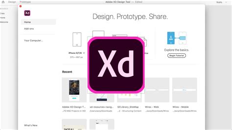 Adobe XD Design