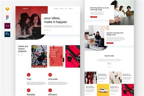 Adobe XD Template Example 4