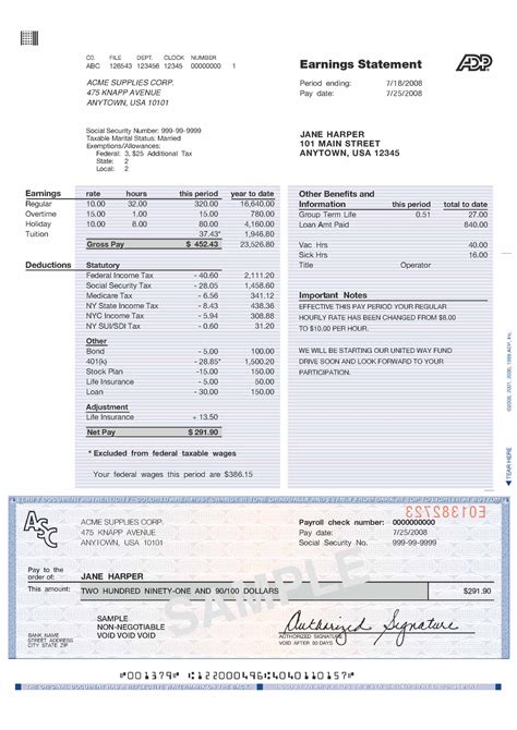 ADP Payroll Templates